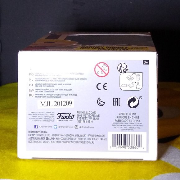 Barney Rubble Cocoa Pebbles Ad Icons Flintstones Funko Pop 120 NIB - Picture 3 of 4